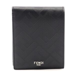 Fendi Leather Shadow Bifold Wallet
